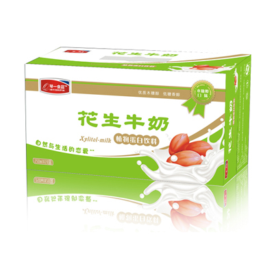 琴一木糖醇花生牛奶植物蛋白饮料箱